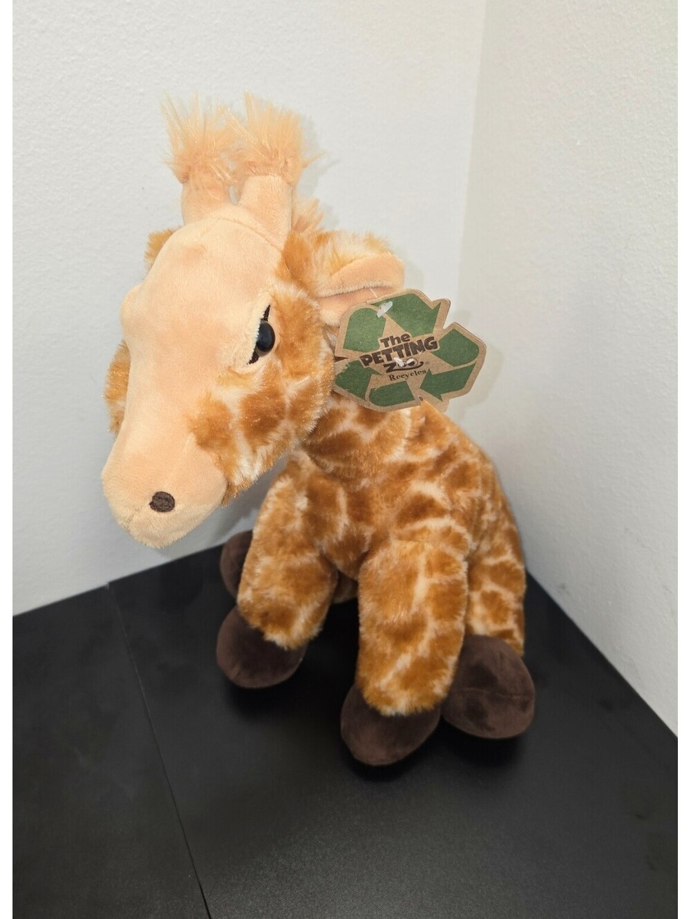 The Petting Zoo Wild Onez Giraffe 14" Recycled Plush